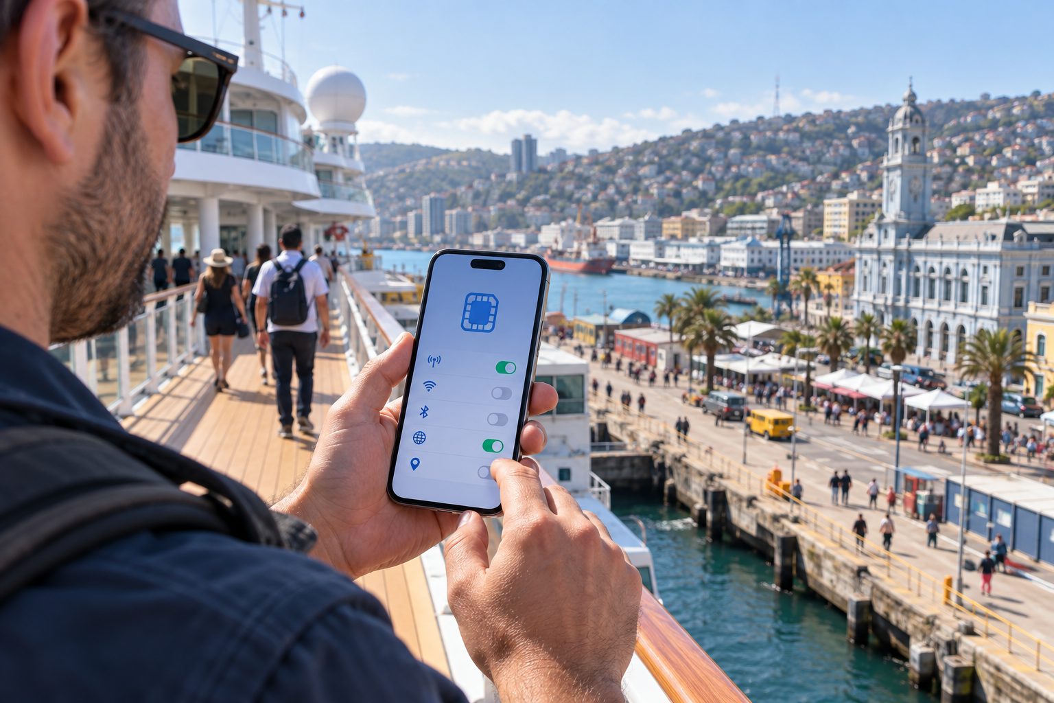 eSIM para cruceros desde Chile: guía para tener datos móviles en las escalas